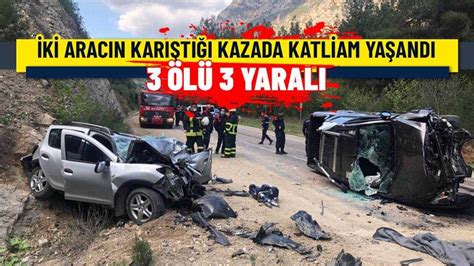 Konya''da katliam gibi kaza: 3 ölü, 3 yaralı